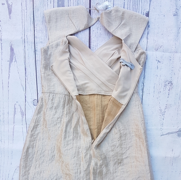 NWOT Maggy London gold tone Dress - Picture 7 of 12